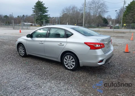 2016 Nissan Sentra S z USA, uszkodzony, nr VIN 3N1AB7AP6GY273899